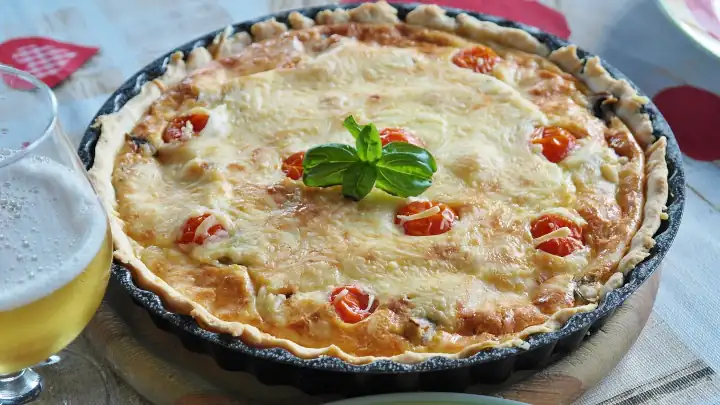Quiche Lorraine Regional French Dish
